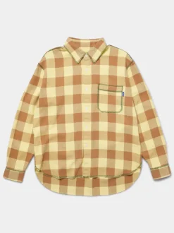 Contrast Stitch Flannel