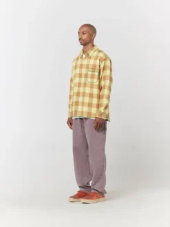 Contrast Stitch Flannel