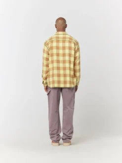 Contrast Stitch Flannel