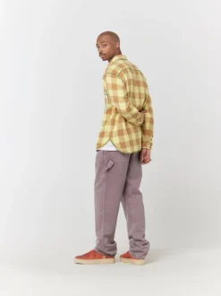 Contrast Stitch Flannel