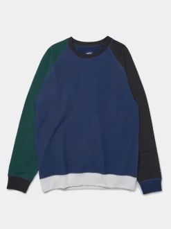 Mixed Up Raglan Crewneck