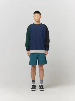 Mixed Up Raglan Crewneck