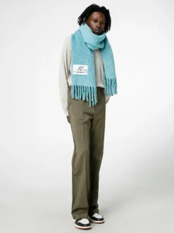 Overdyed Brushed Wool Scarf