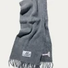 Overdyed Brushed Wool Scarf