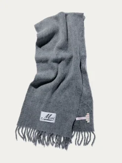 Overdyed Brushed Wool Scarf