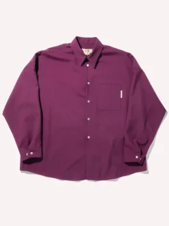 Tropical Wool Long-Sleeved Shirt