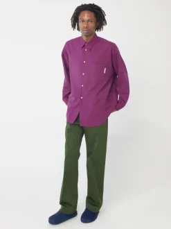 Tropical Wool Long-Sleeved Shirt