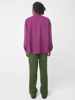 Tropical Wool Long-Sleeved Shirt